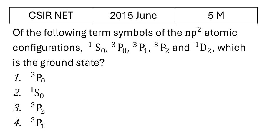 CSIR NET 2015 June LS, JJ and other interactions previous year question CSIR_2015_June_Q71