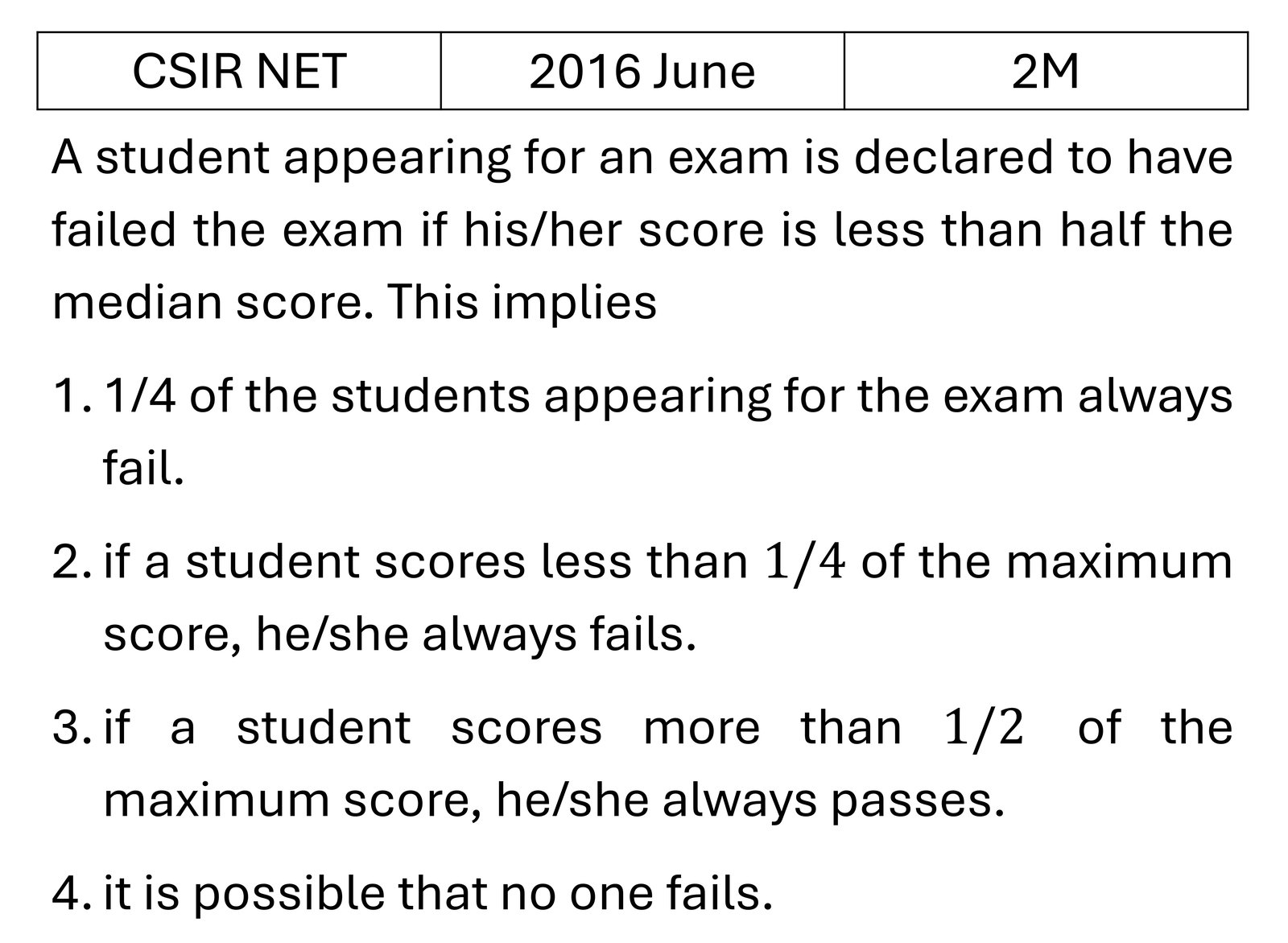 CSIR NET 2016 June Mathematical Analysis previous year question CSIR_2016_June_Q5