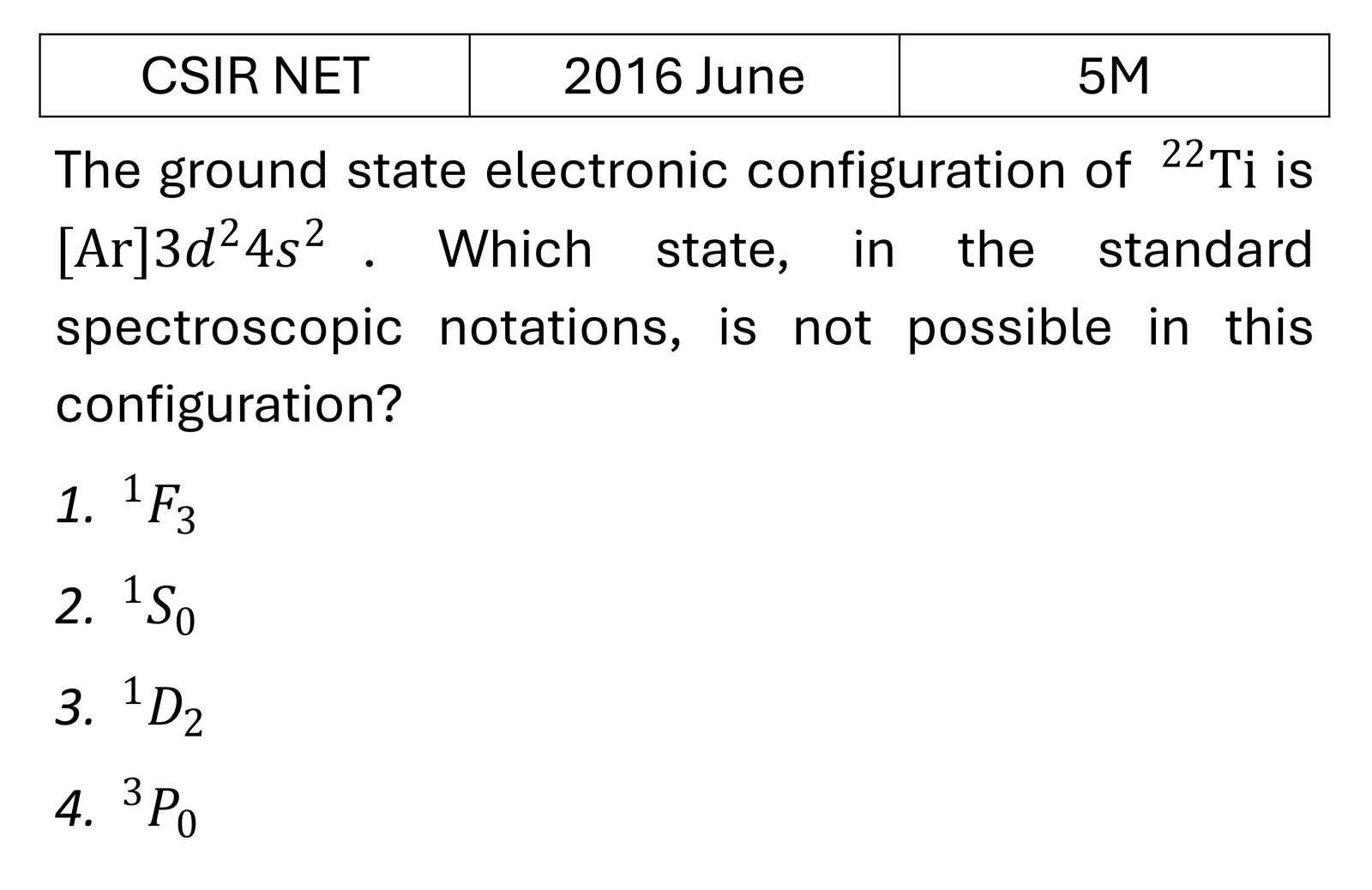 CSIR NET 2016 June LS, JJ and other interactions previous year question CSIR_2016_June_Q70