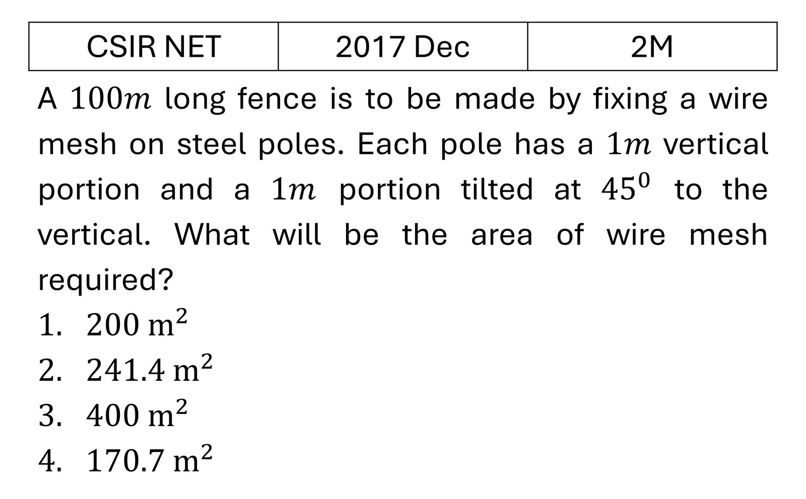 CSIR NET 2017 Dec Geometry previous year question CSIR_2017_Dec_Q19