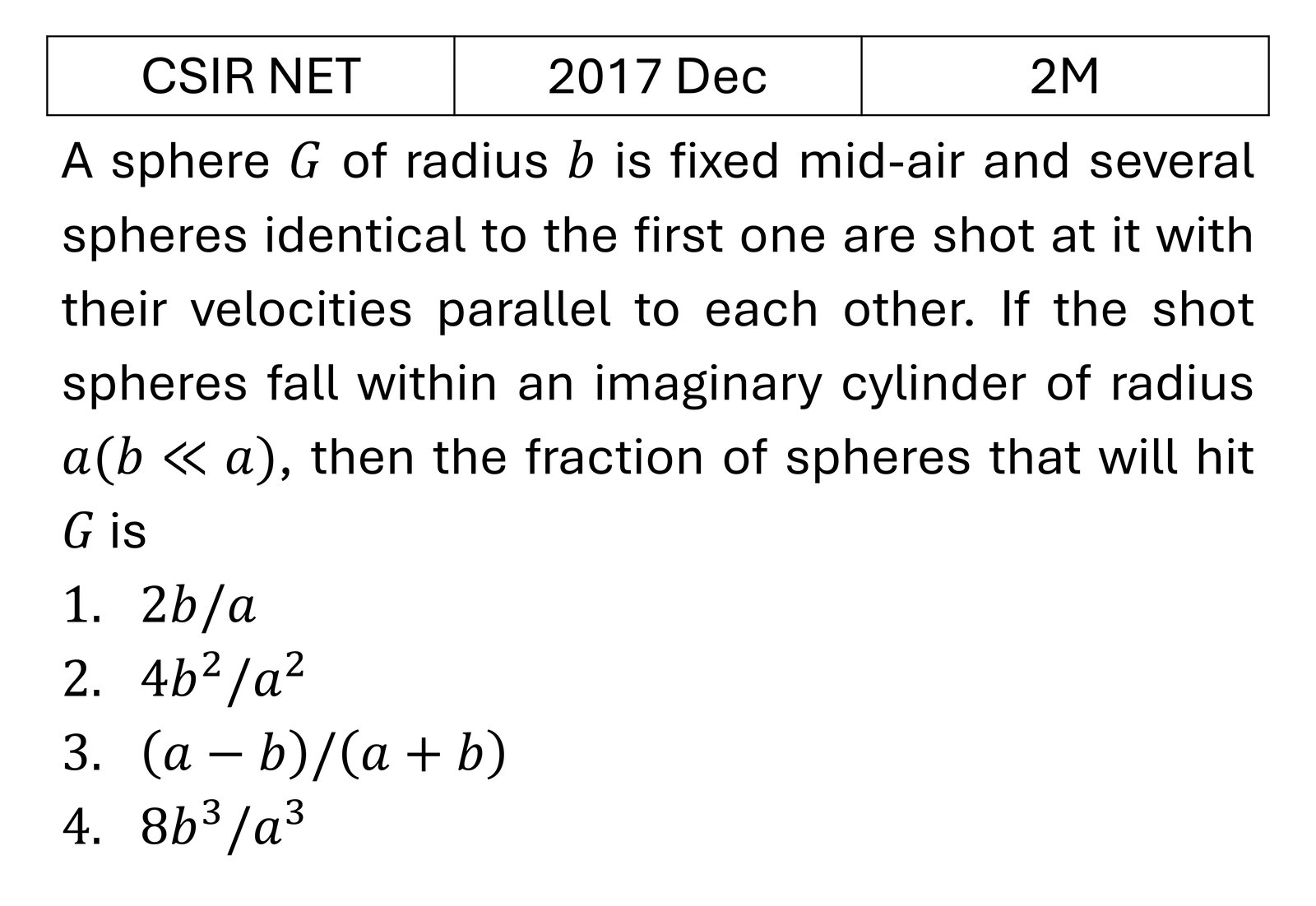CSIR NET 2017 Dec Geometry previous year question CSIR_2017_Dec_Q3
