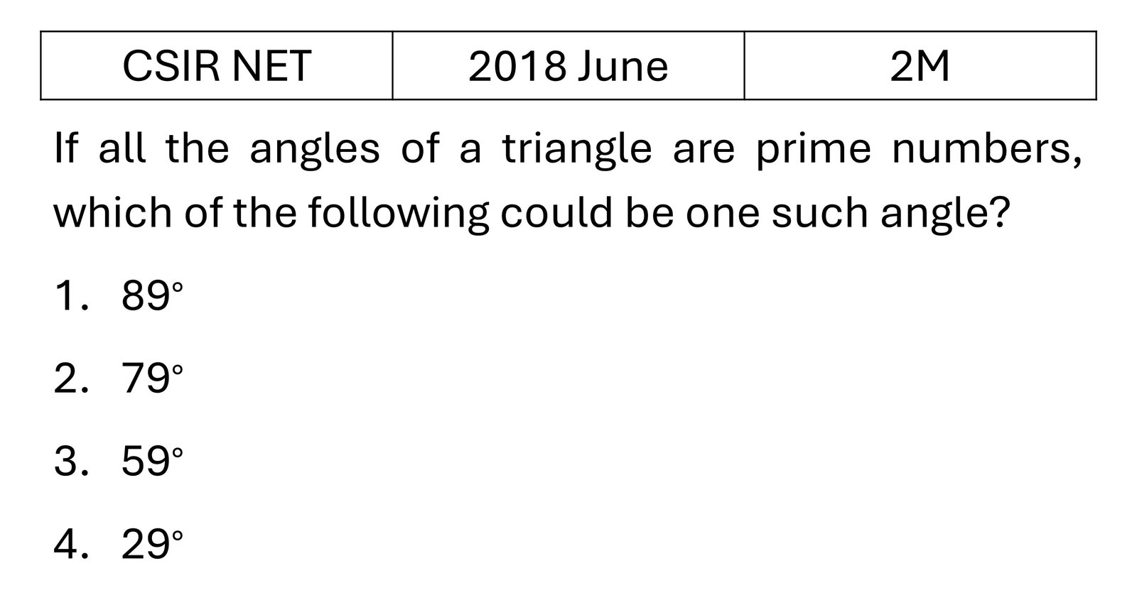 CSIR NET 2018 June Geometry previous year question CSIR_2018_June_Q20