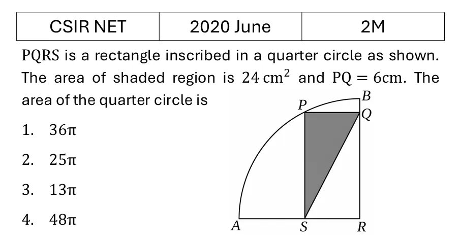 CSIR NET 2020 June Geometry previous year question CSIR_2020_June_Q11