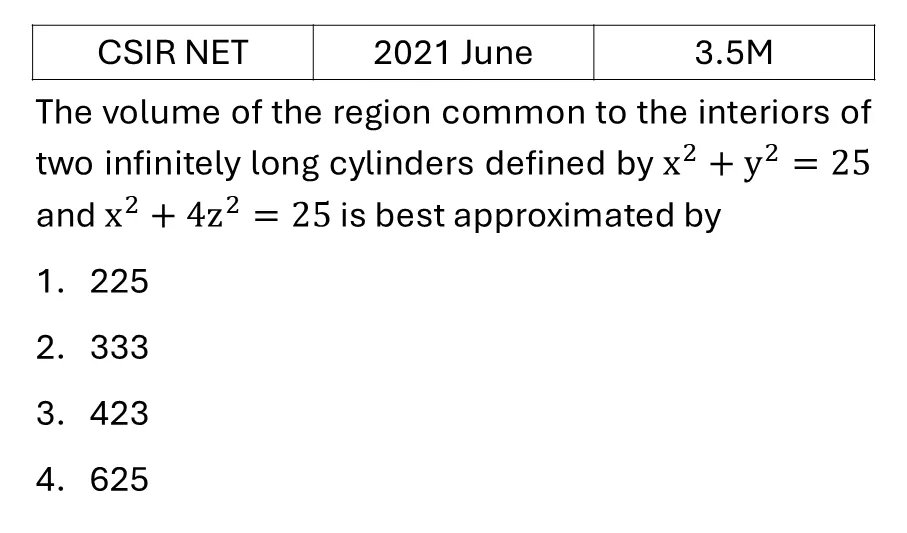 CSIR NET 2021 June Basic Mathematics previous year question CSIR_2021_June_Q26