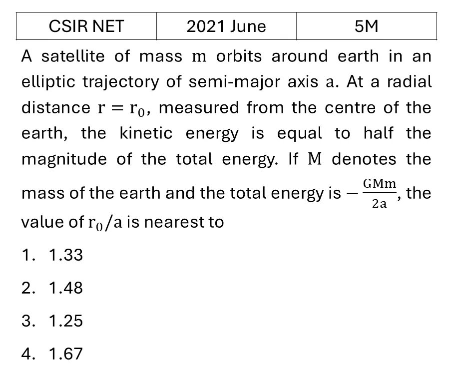 CSIR NET 2021 June Central forces previous year question CSIR_2021_June_Q55
