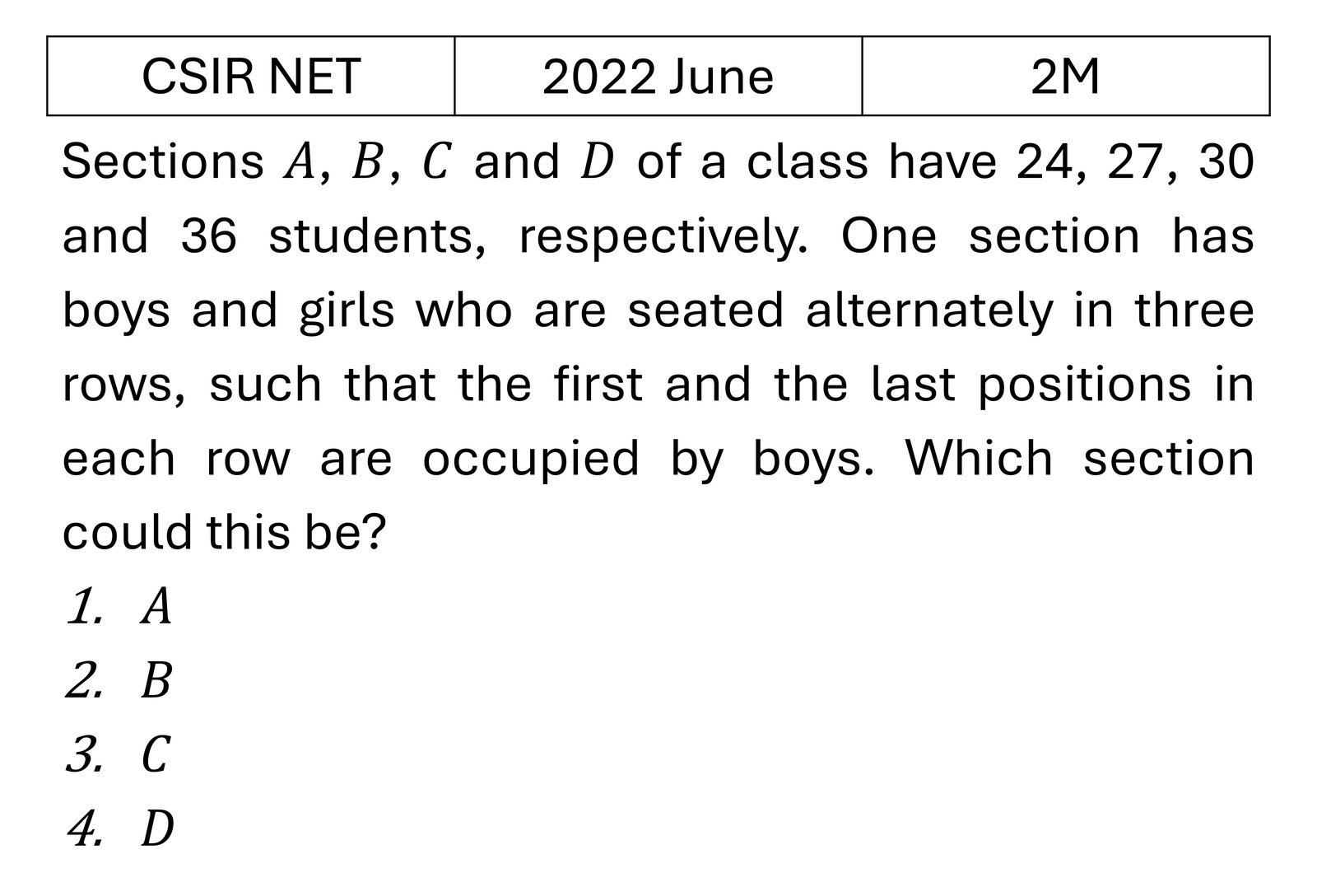 CSIR NET 2022 June Mathematical Analysis previous year question CSIR_2022_June_Q2