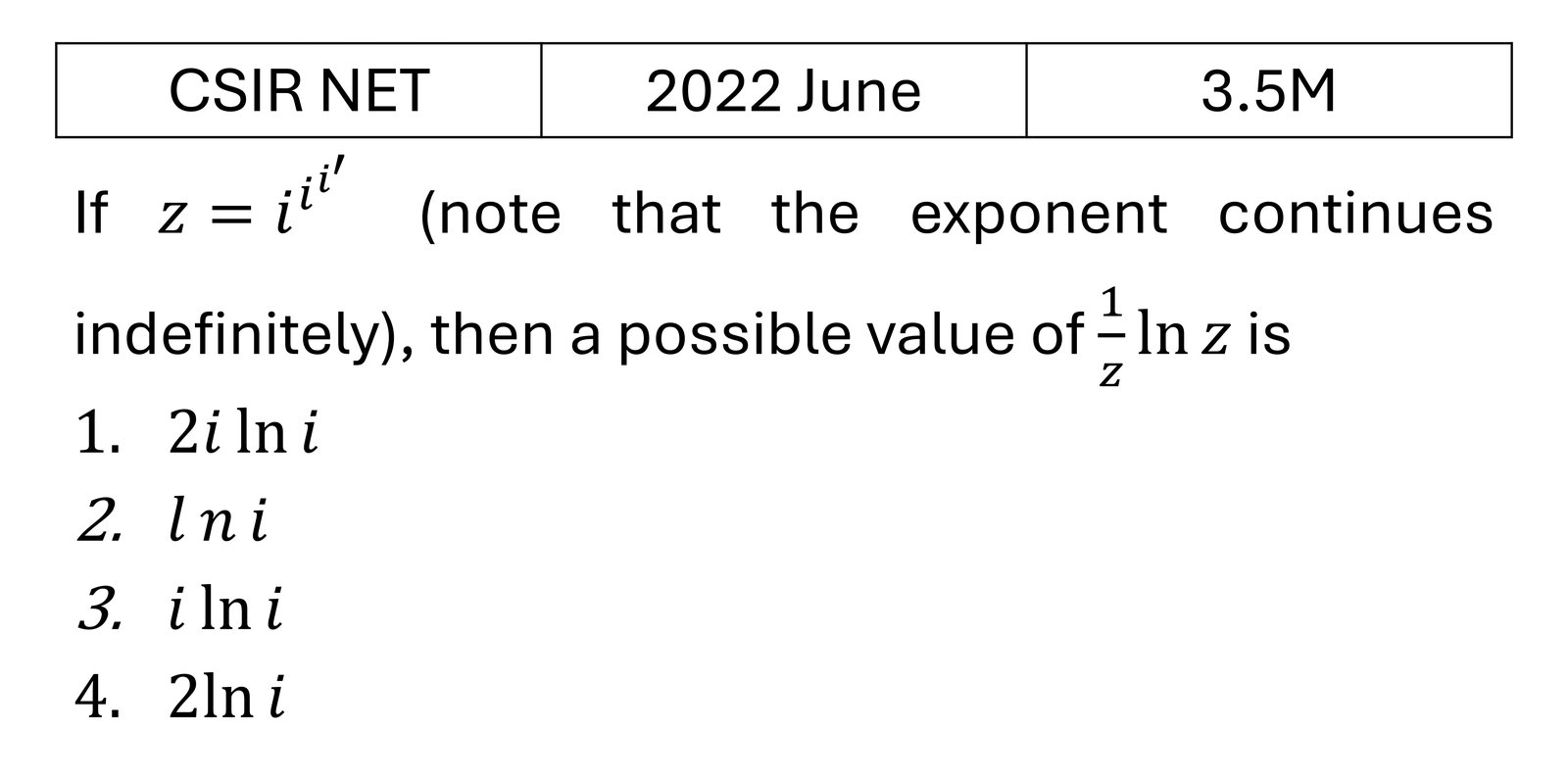 CSIR NET 2022 June Complex Analysis previous year question CSIR_2022_June_Q25