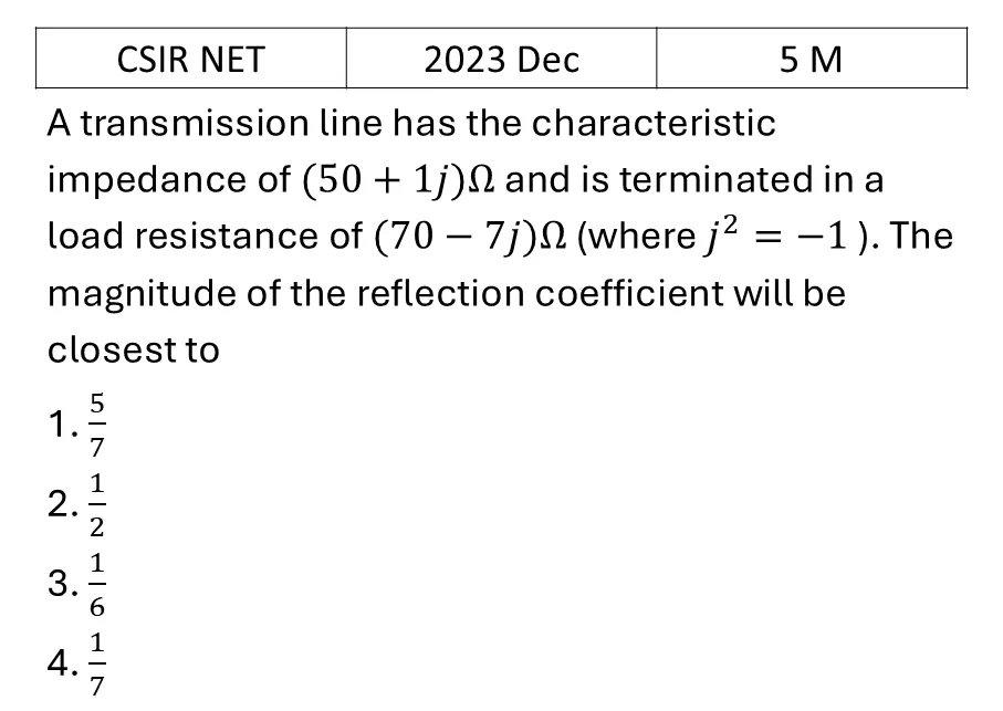 CSIR NET 2023 Dec Waveguides previous year question CSIR_2023_Dec_Q57
