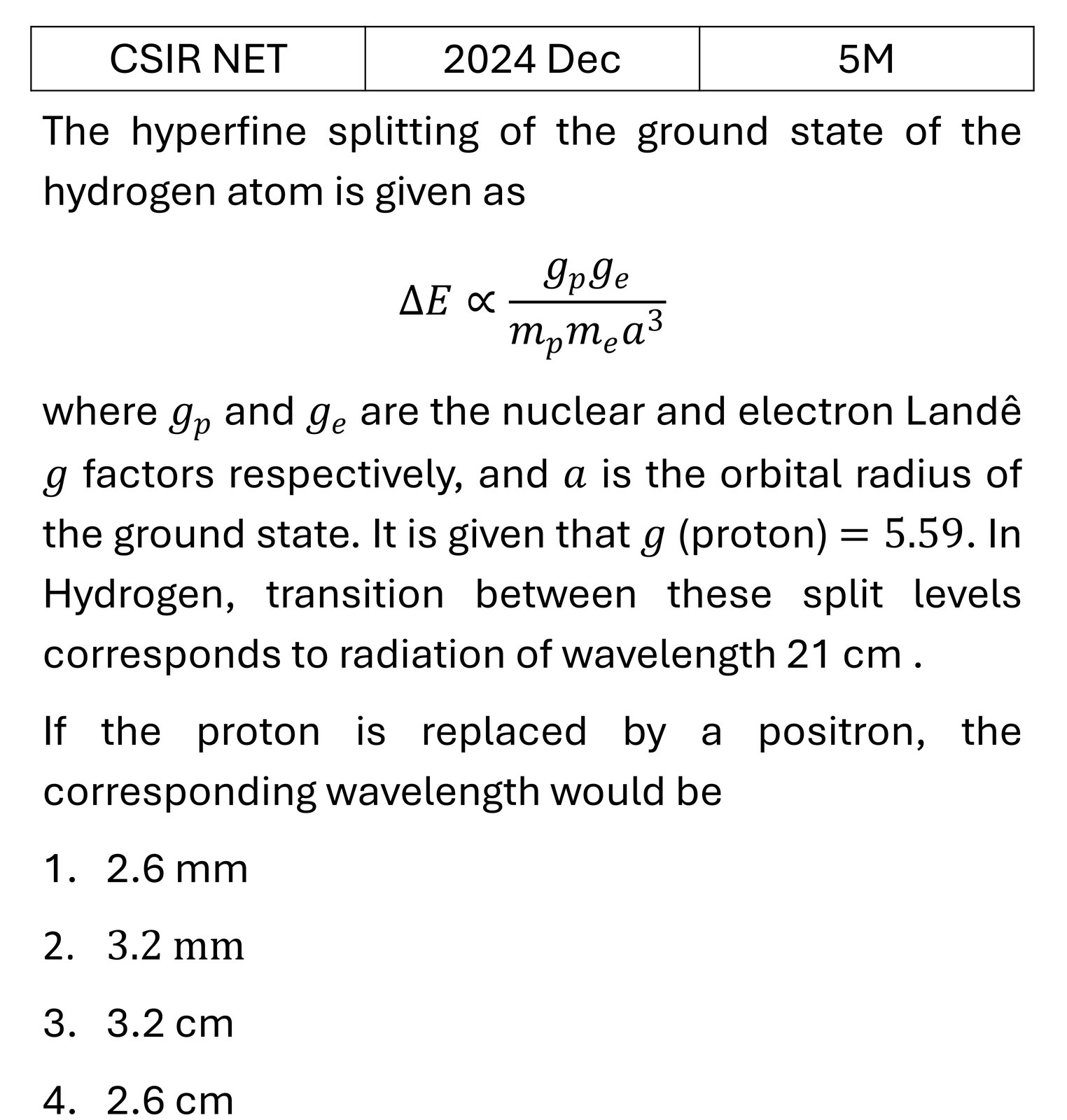 CSIR NET 2024 Dec LS, JJ and other interactions previous year question CSIR_2024_Dec_Q49