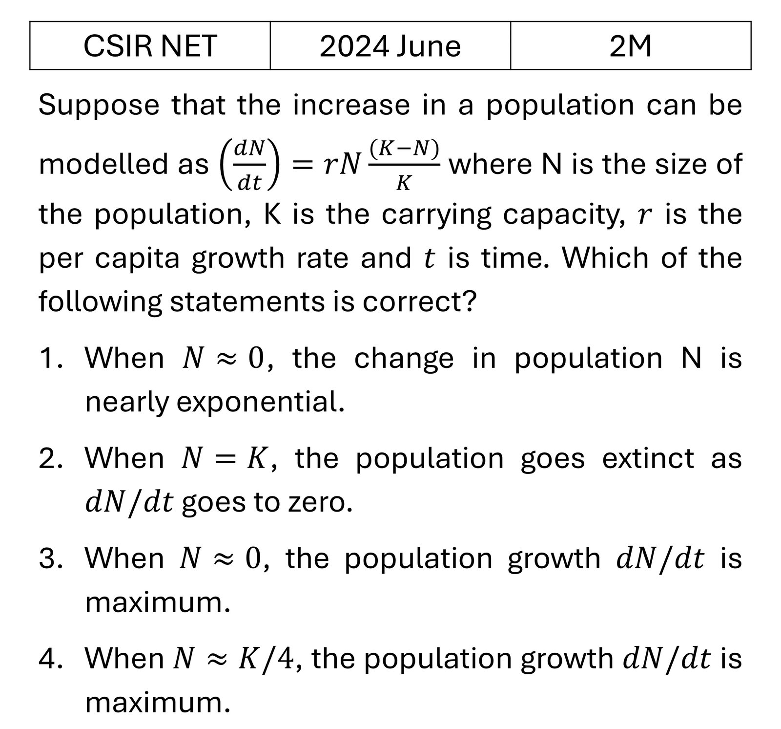 CSIR NET 2024 June Mathematical Analysis previous year question CSIR_2024_June_Q2