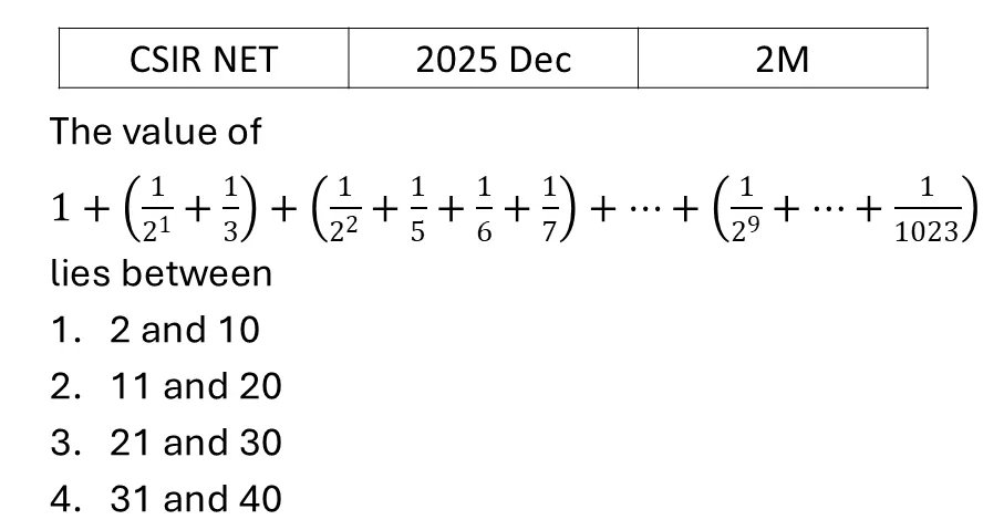 CSIR NET 2025 Dec Mathematical Analysis previous year question CSIR_2025_Dec_Q9