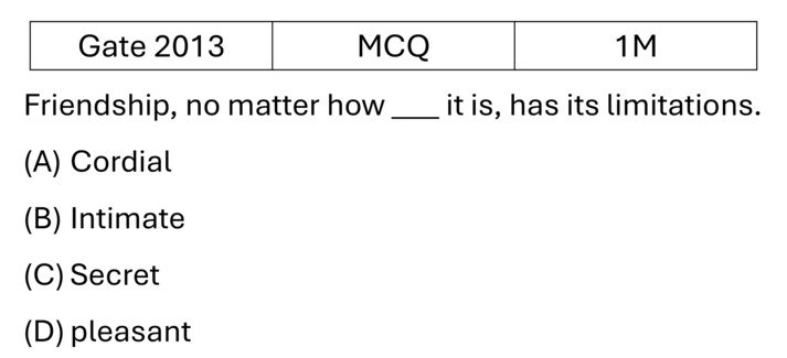 GATE 2013 English previous year question GATE_2013_Q59