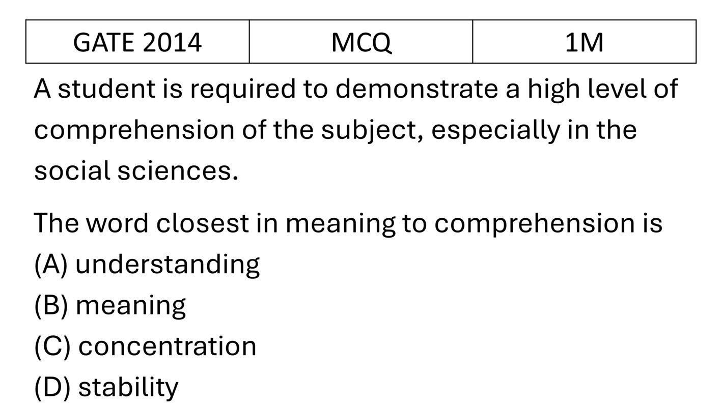GATE 2014 English previous year question GATE_2014_Q1
