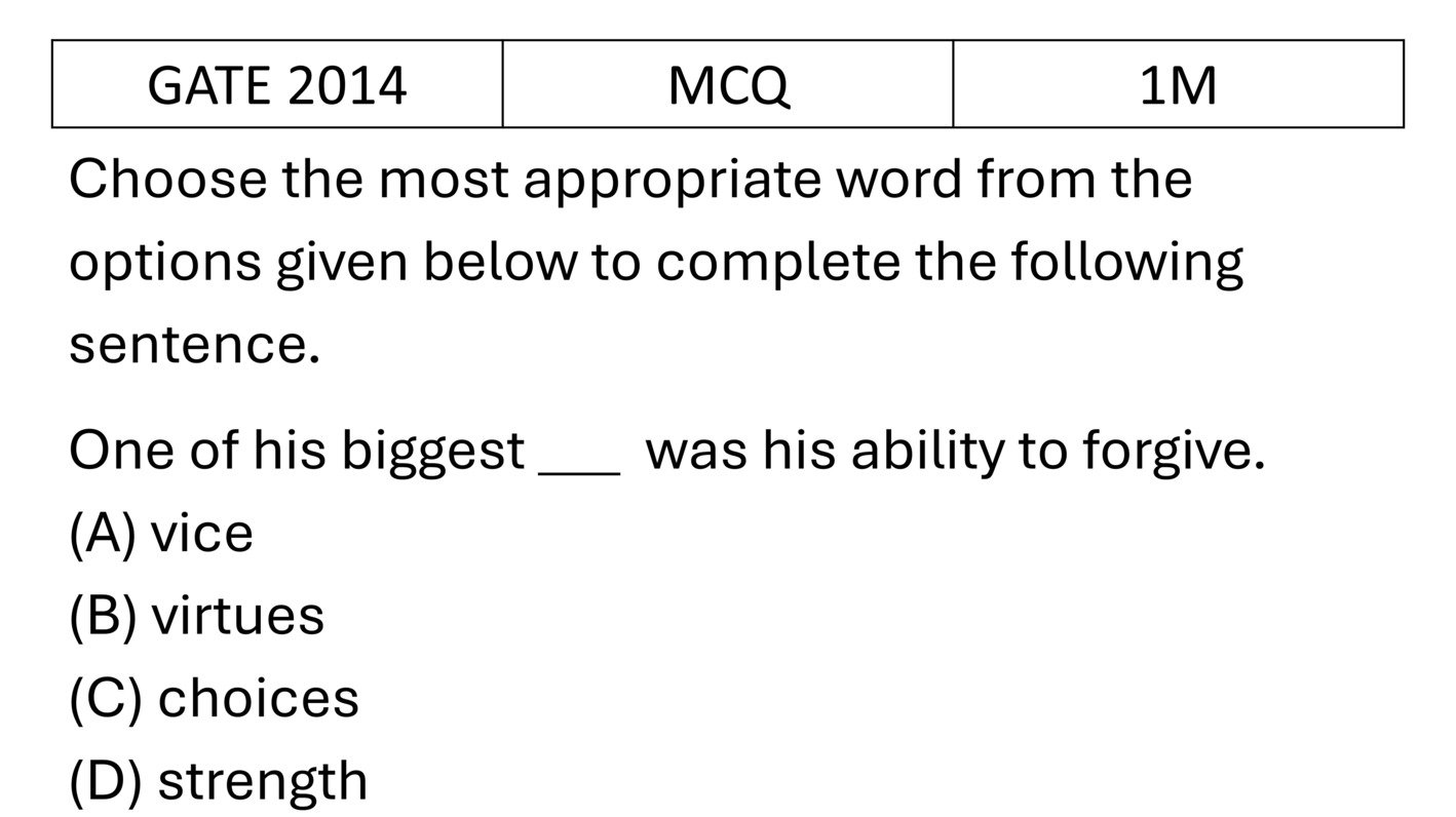 GATE 2014 English previous year question GATE_2014_Q2