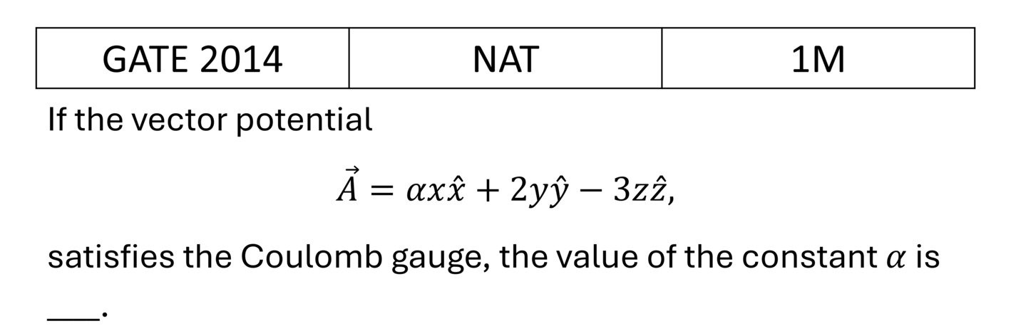 GATE 2014 Potential Formulation previous year question GATE_2014_Q24