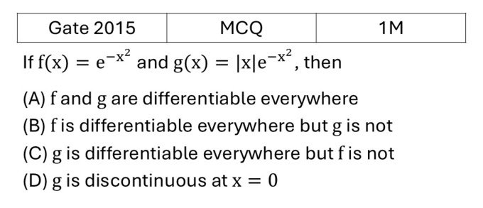 GATE 2015 Differential Equations previous year question GATE_2015_Q19