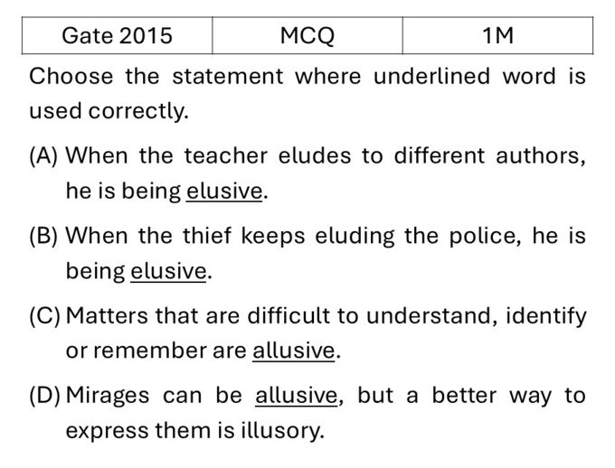 GATE 2015 English previous year question GATE_2015_Q3