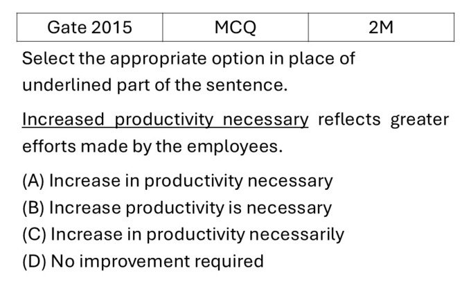 GATE 2015 English previous year question GATE_2015_Q6