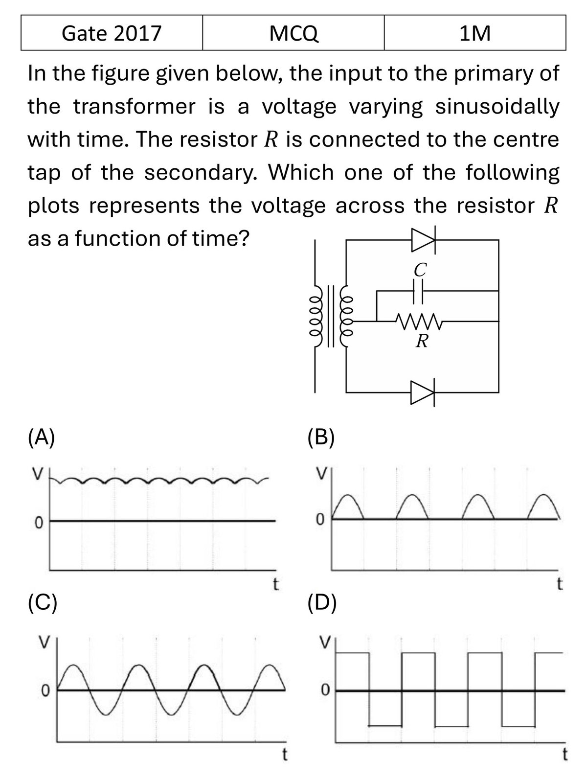 GATE 2017 Diodes previous year question GATE_2017_Q6