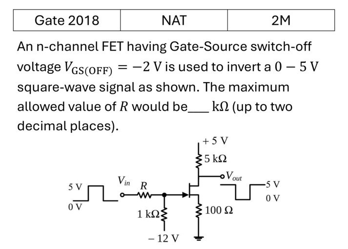 GATE 2018 FET previous year question GATE_2018_Q49