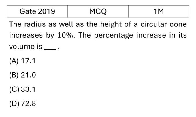 GATE 2019 Geometry previous year question GATE_2019_Q3