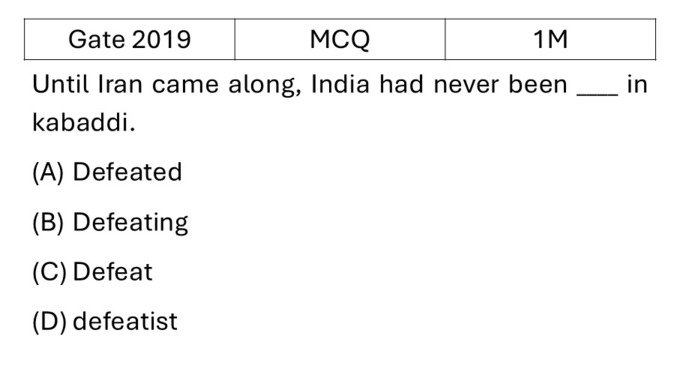GATE 2019 English previous year question GATE_2019_Q5