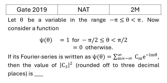 GATE 2019 Fourier and Laplace transform previous year question GATE_2019_Q56