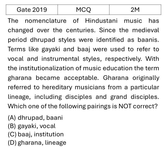 GATE 2019 Reasoning previous year question GATE_2019_Q8