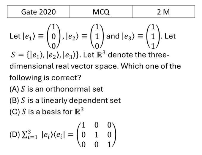GATE 2020 Basics Quantum Mechanics previous year question GATE_2020_Q37