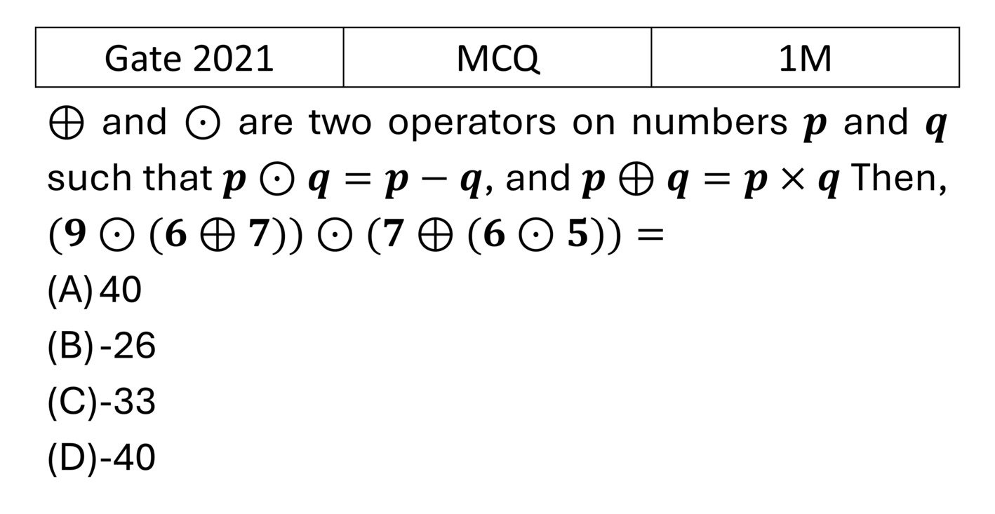 GATE 2021 Reasoning previous year question GATE_2021_Q4