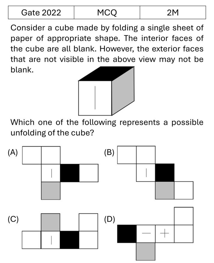 GATE 2022 Reasoning previous year question GATE_2022_Q10