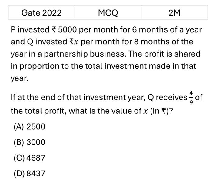 GATE 2022 Mathematical Analysis previous year question GATE_2022_Q7
