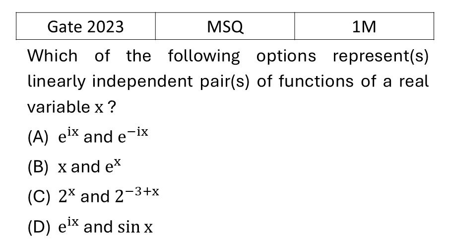 GATE 2023 Basics Quantum Mechanics previous year question GATE_2023_Q32