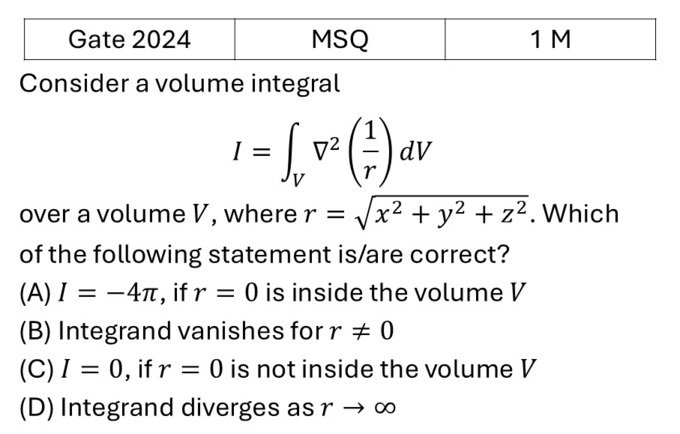 GATE 2024 Vector Analysis previous year question GATE_2024_Q30