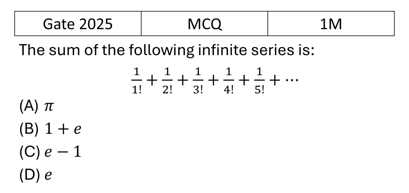 GATE 2025 Mathematical Analysis previous year question GATE_2025_Q3