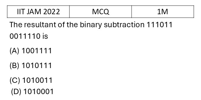 IIT JAM 2022 Digital Electronics previous year question IIT_JAM_2022_Q5