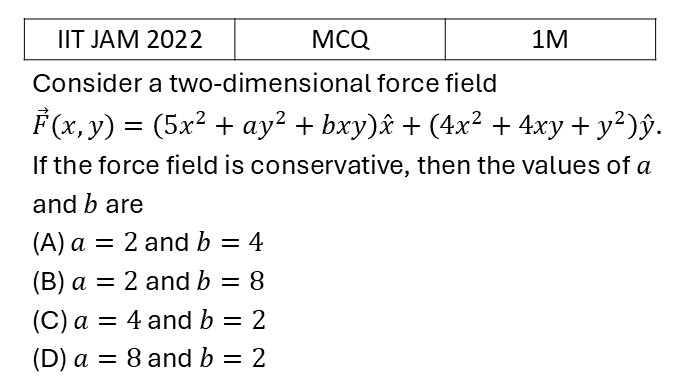 IIT JAM 2022 Central forces and gravitation previous year question IIT_JAM_2022_Q8