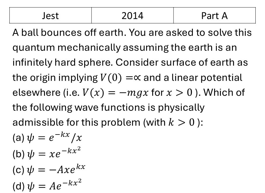 JEST 2014 Scattering previous year question JEST_2014_Q11