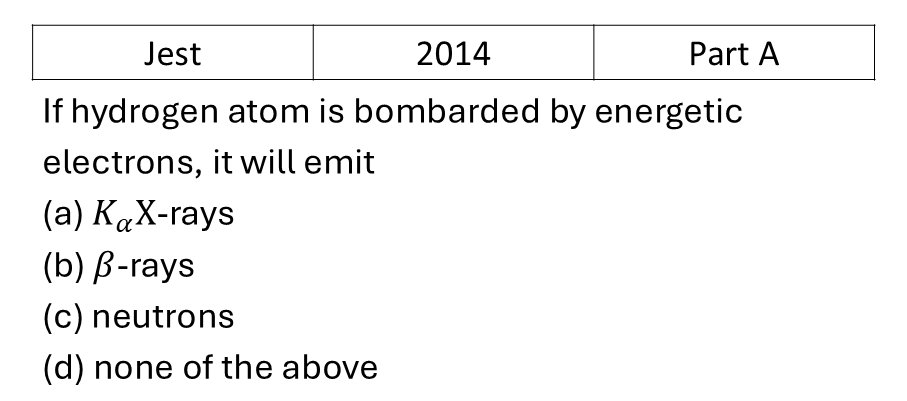 JEST 2014 Basic Quantum Mechanics previous year question JEST_2014_Q25