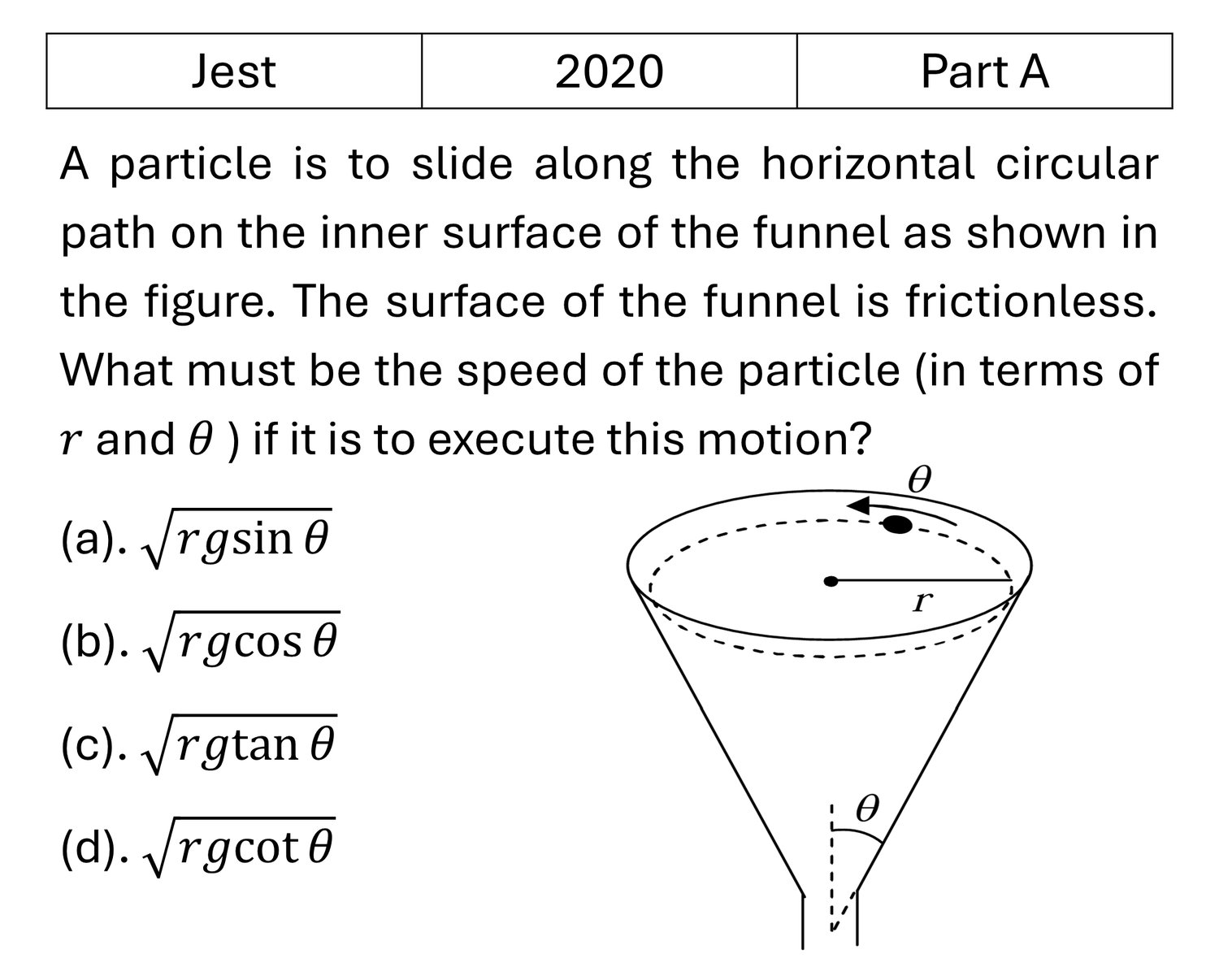 JEST 2020 Lagrangian and Hamiltonian previous year question JEST_2020_Q18