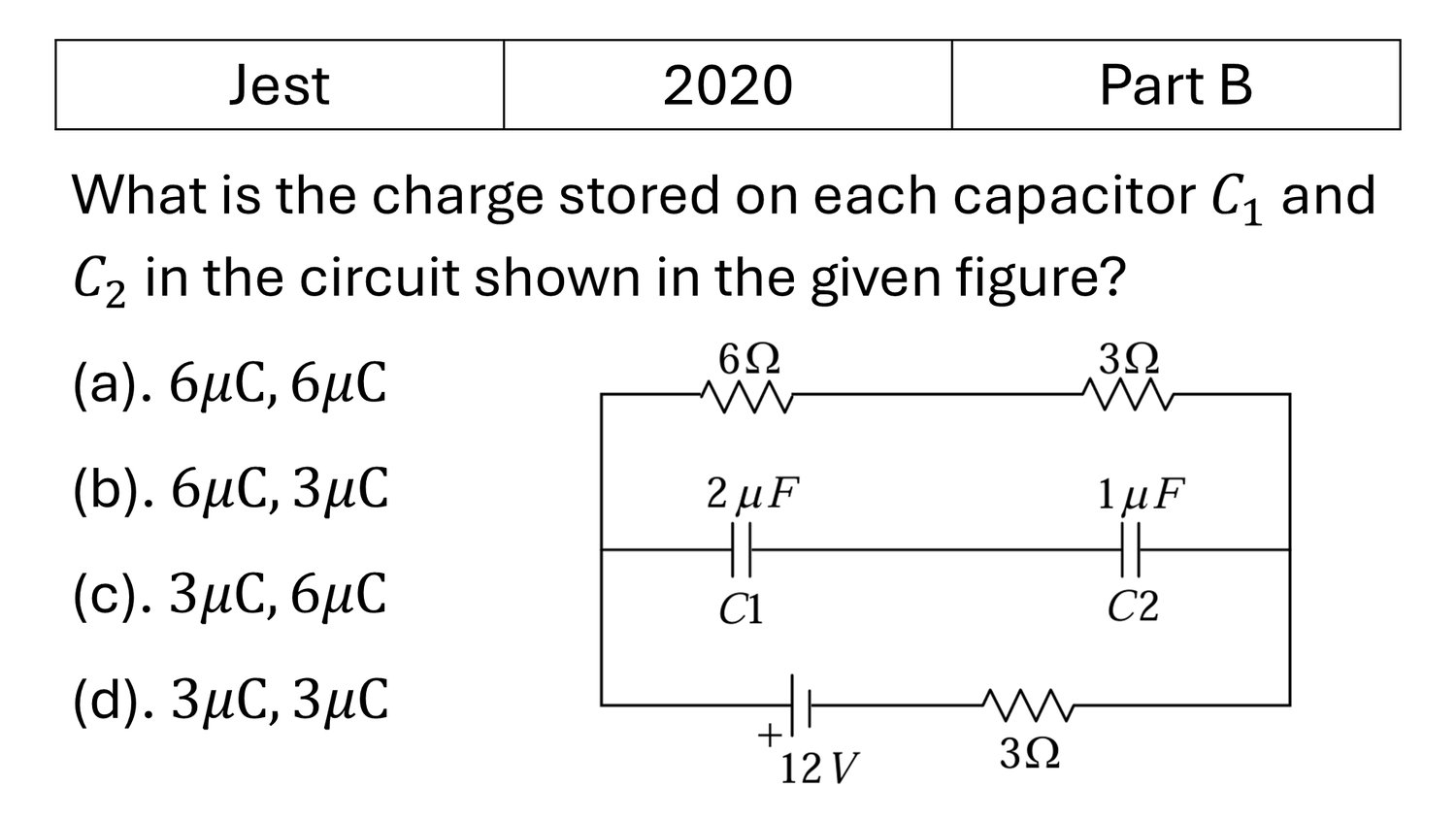 JEST 2020 Basic Electronics previous year question JEST_2020_Q33