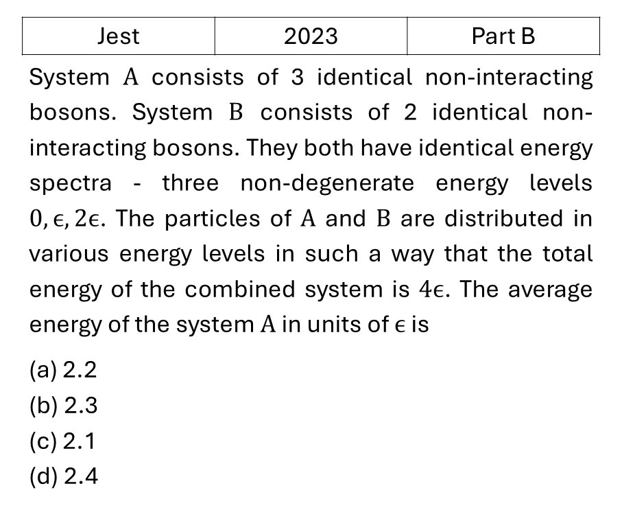 JEST 2023 Microstates previous year question JEST_2023_Q49