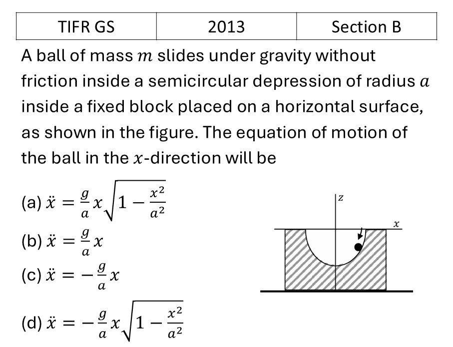 TIFR 2013 B Lagrangian and Hamiltonian previous year question TIFR_2013_B_Q3