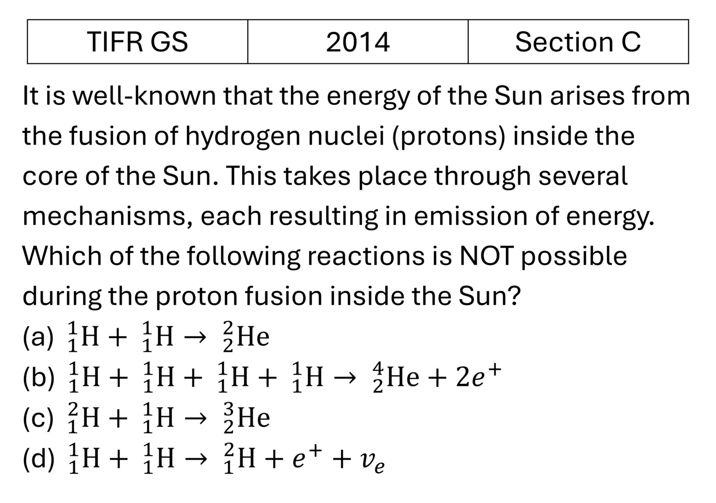 TIFR 2014 C Radioactivity previous year question TIFR_2014_C_Q53