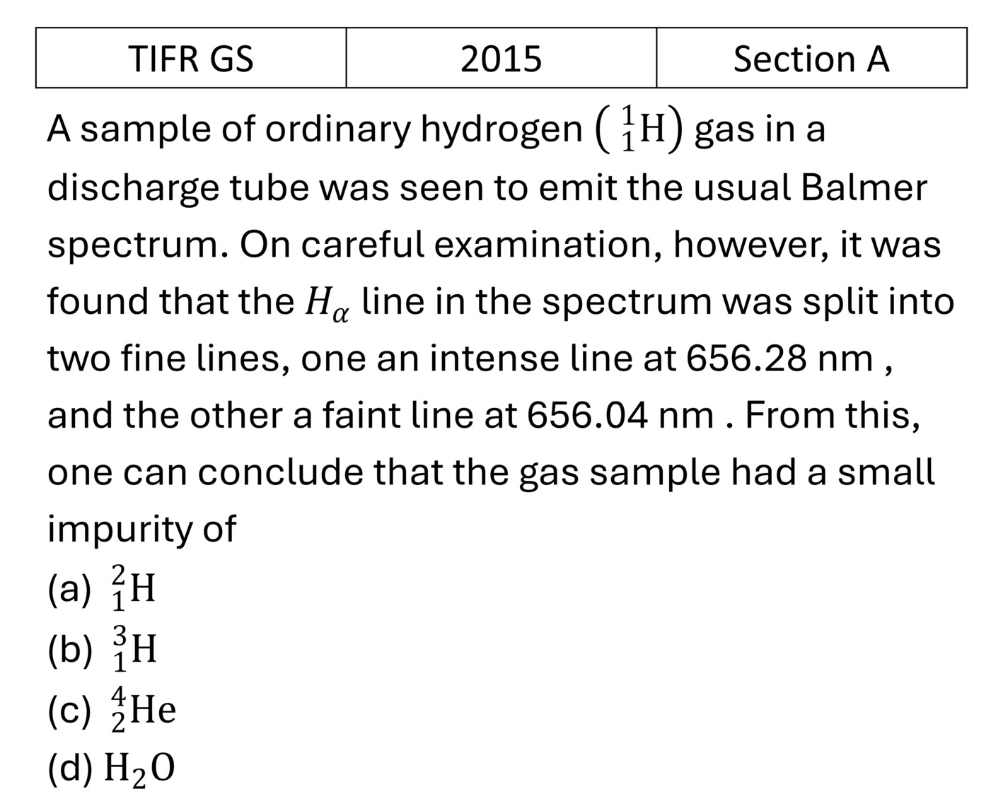 TIFR 2015 A Bohar model previous year question TIFR_2015_A_Q19