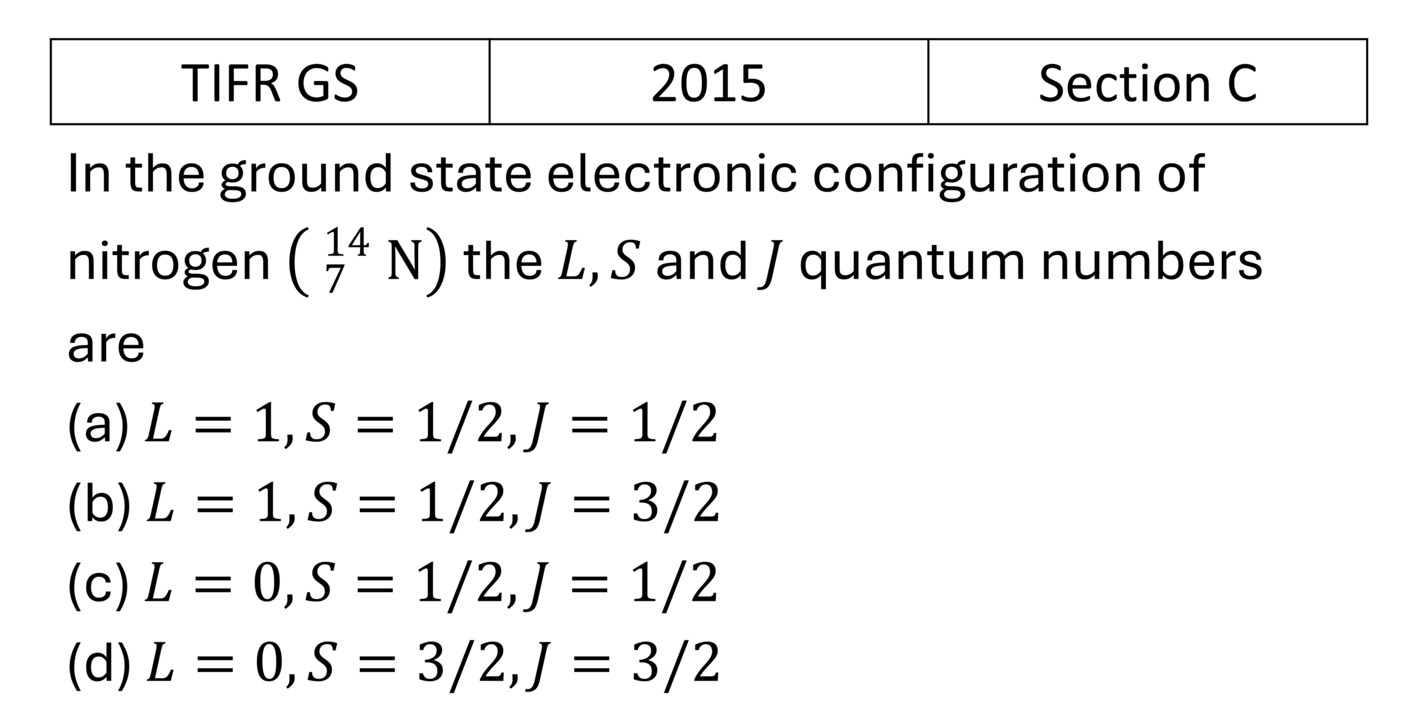 TIFR 2015 C Effects in atomic physics previous year question TIFR_2015_C_Q9
