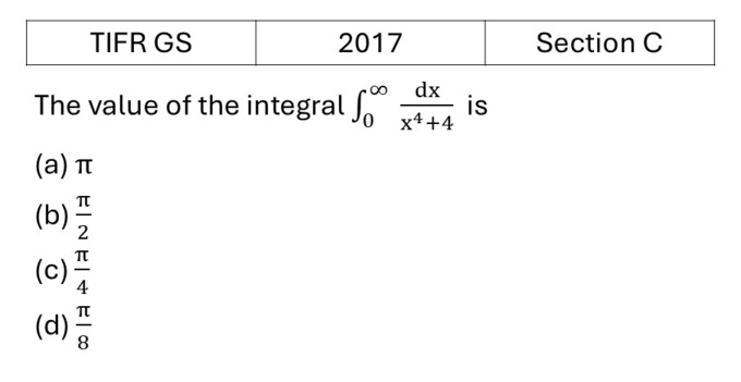 TIFR 2017 C Complex Analysis previous year question TIFR_2017_C_Q1
